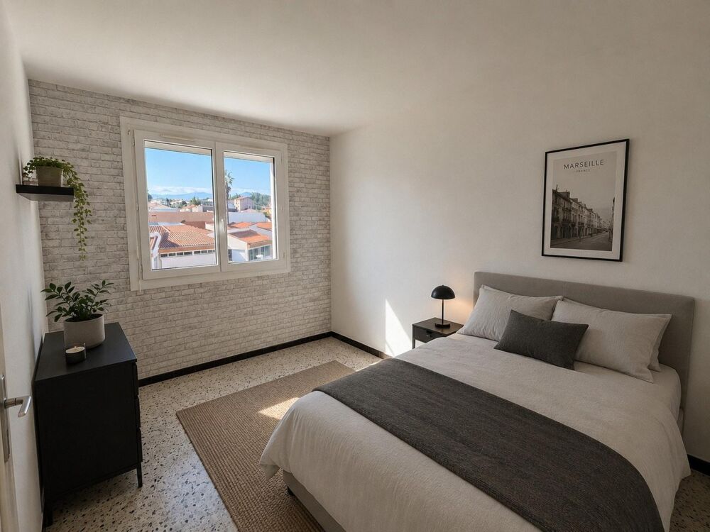 Vente Appartement T3 lumineux, garage et parking, excellent rapport locatif, beau potentiel, dans une résidence sécurisée, Perpignan