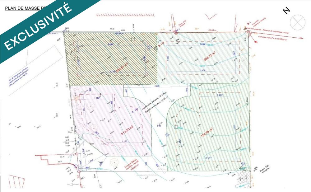 Vente Terrain Parcelles viabilisées avec vue dégagée Le lamentin