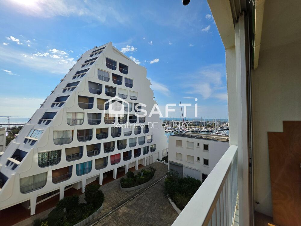 Vente Appartement STUDIO T1 VUE MER, CELLIER, AVEC ASCENSEUR La grande-motte