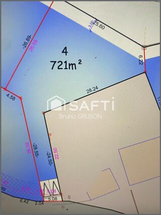  Terrain � vendre 721 m�