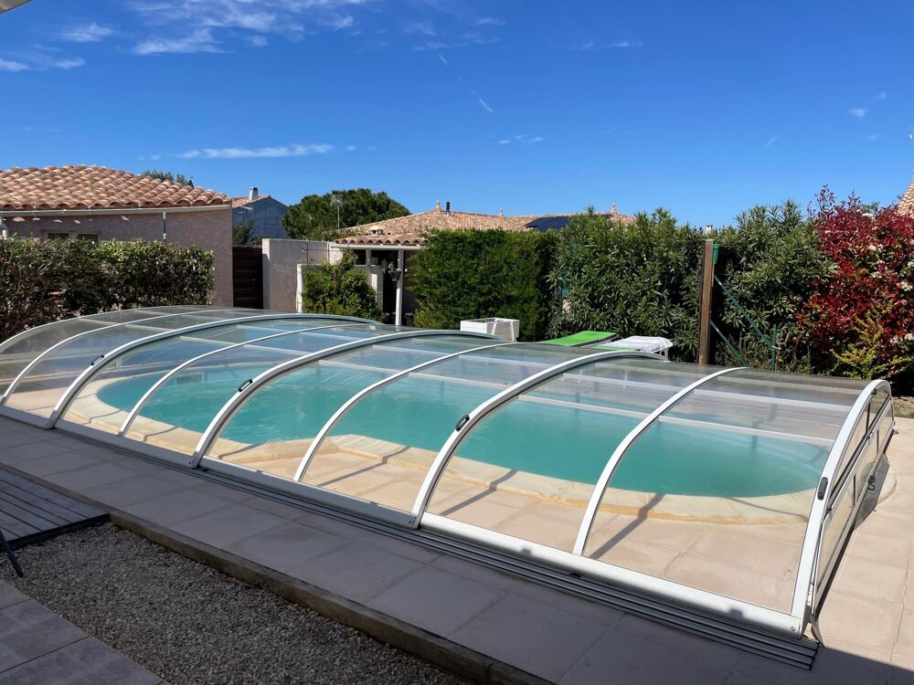 MAISON 4 FACES DE PLAIN-PIED, PISCINE, GARAGE ET ATELIER