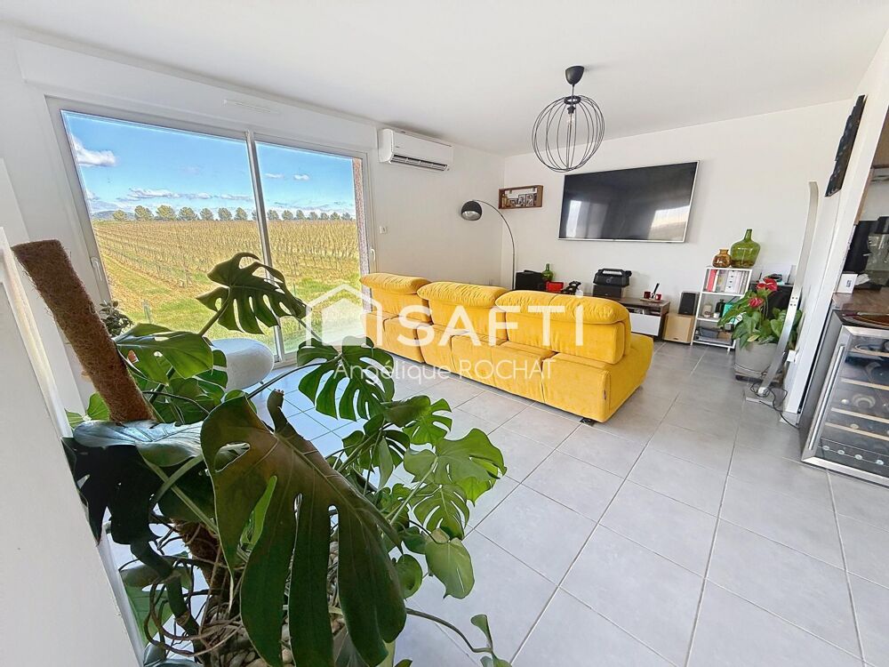 Villa moderne de plain-pied de 109 m² située à Adissan avec une piscine
