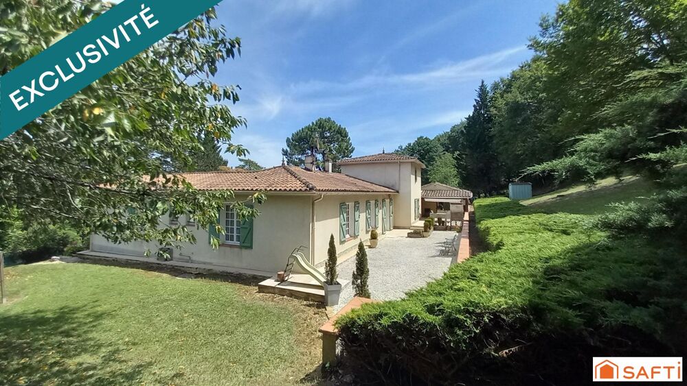 Maison 165m2, 3/4 chambres, piscine, garage, terrain 6033m2