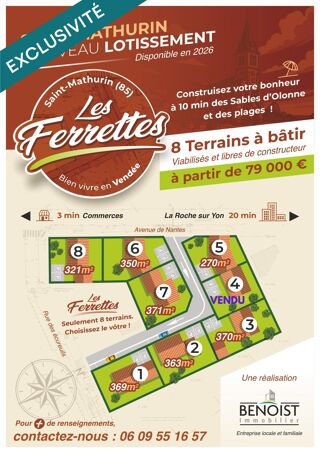  Terrain � vendre 370 m�