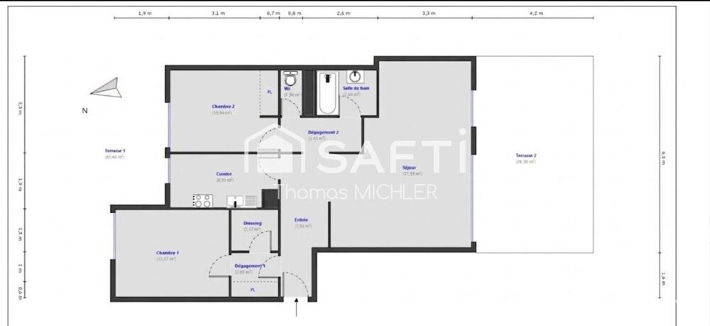 Vente Appartement Appartement 3-4 pièces avec jardin, box et cave dans résidence très calme et sécurisée avec piscine Antibes