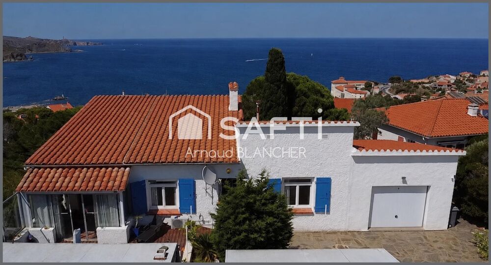 Villa atypique avec terrasse suspendue et vue spectaculaire sur la Méditerranée