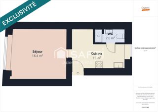  Appartement � vendre 2 pi�ces 32 m�