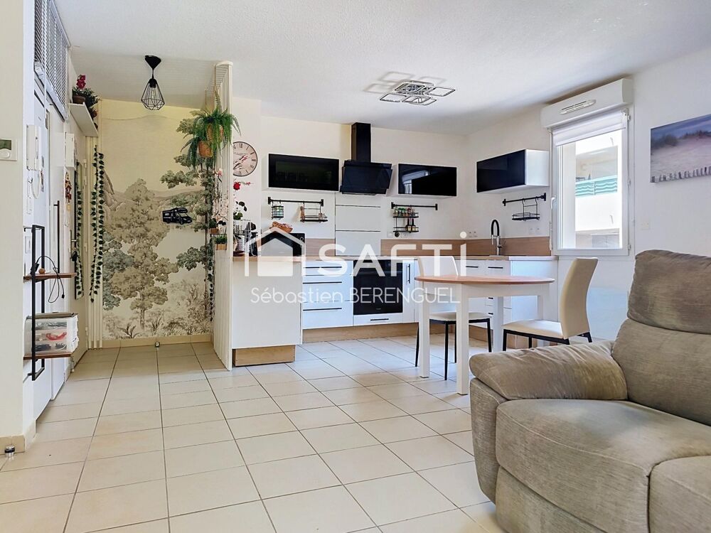 Vente Appartement Vivre tout à pied à Gigean : T2 lumineux avec jardin et véranda Gigean