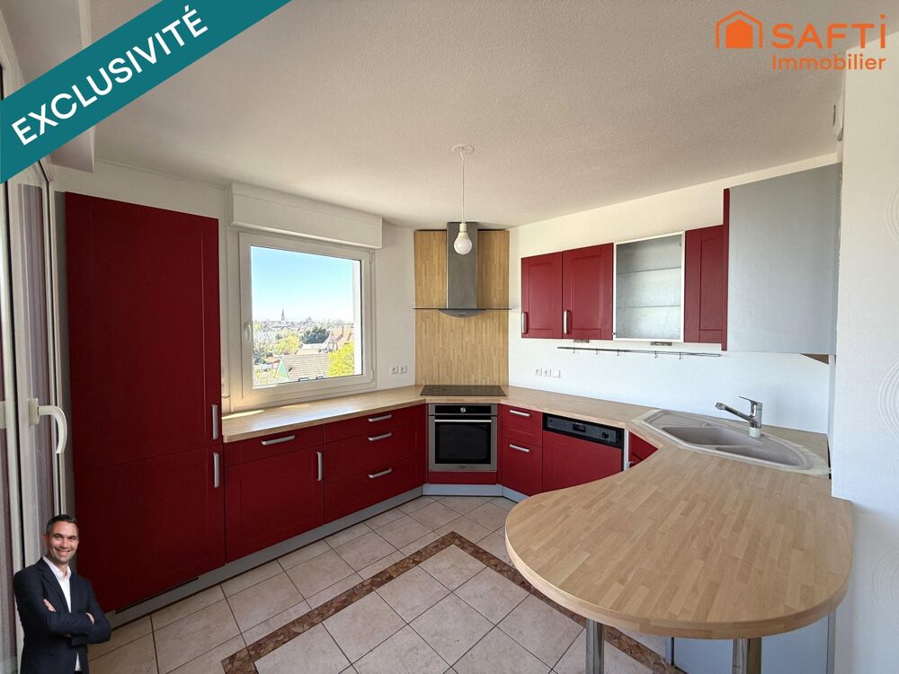 Vente Appartement Superbe appartement en attique de 4 pièces disposant d'une cave, d'une place de stationnement privée et d'un garage ! Benfeld