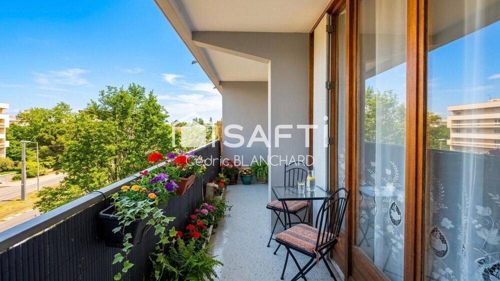 Lormont  T4 3 chambres avec balcon, loggia et cave