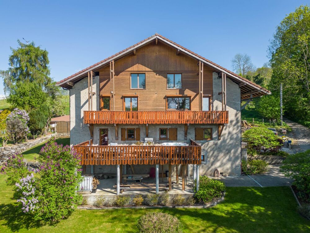 Vente Maison ANCIENNE FERME RÉNOVÉE. NATURE, VUE LAC & BEAU POTENTIEL D'ÉVOLUTION Saint-paul-en-chablais