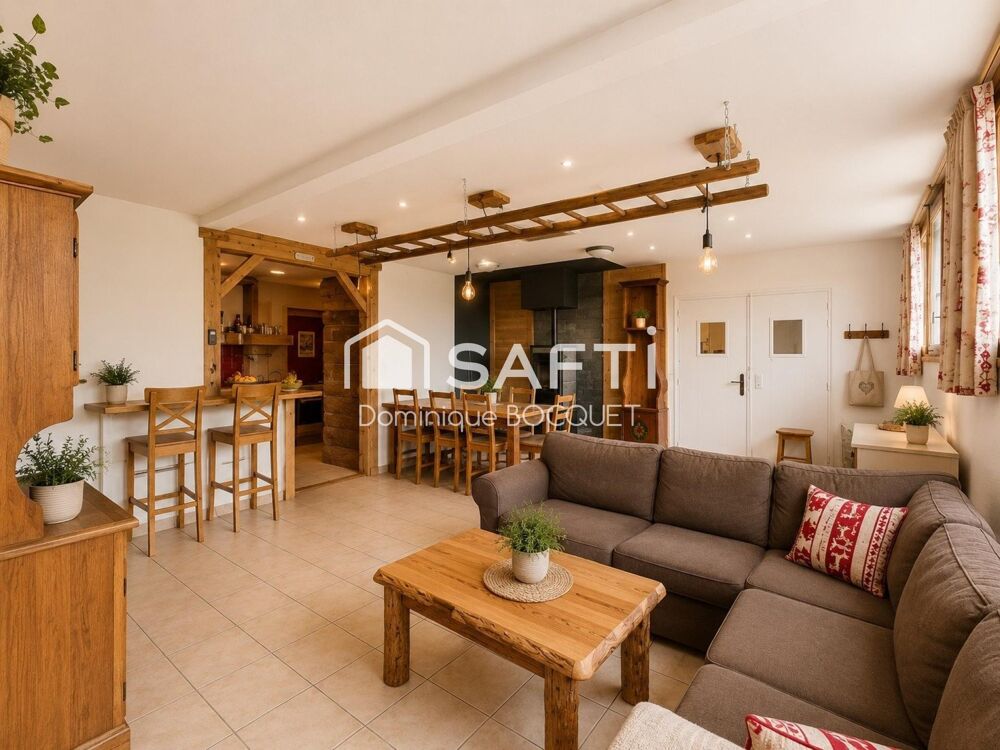 Rare à Villard-de-Lans  Appartement de 154 m² avec terrasse de 300 m² dans un chalet de montagne, à 5 mn du centre.