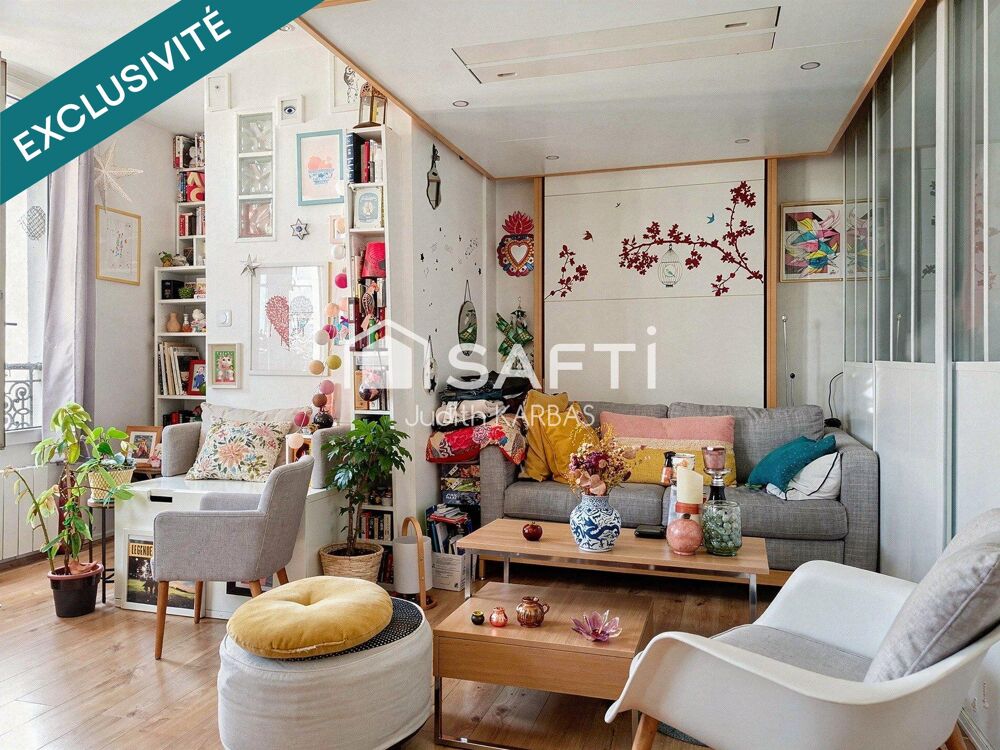Vente Appartement Grand studio lumineux Paris 19