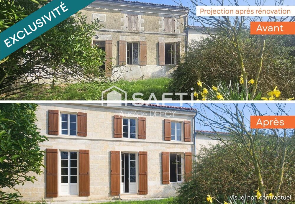 Vente Maison Authentique corps de ferme charentais avec fort potentiel Sainte-meme