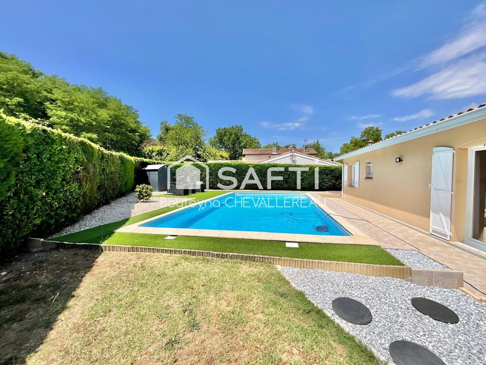 Maison avec 3 chambres, jardin, garage et piscine