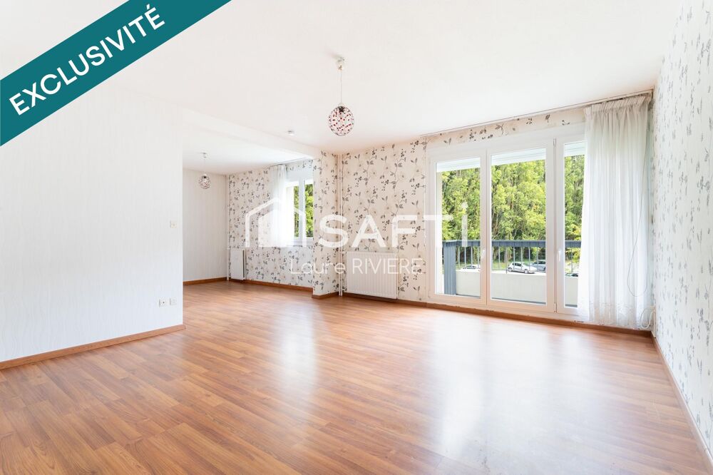 Appartement T4 lumineux avec balcon, et stationnement privatif