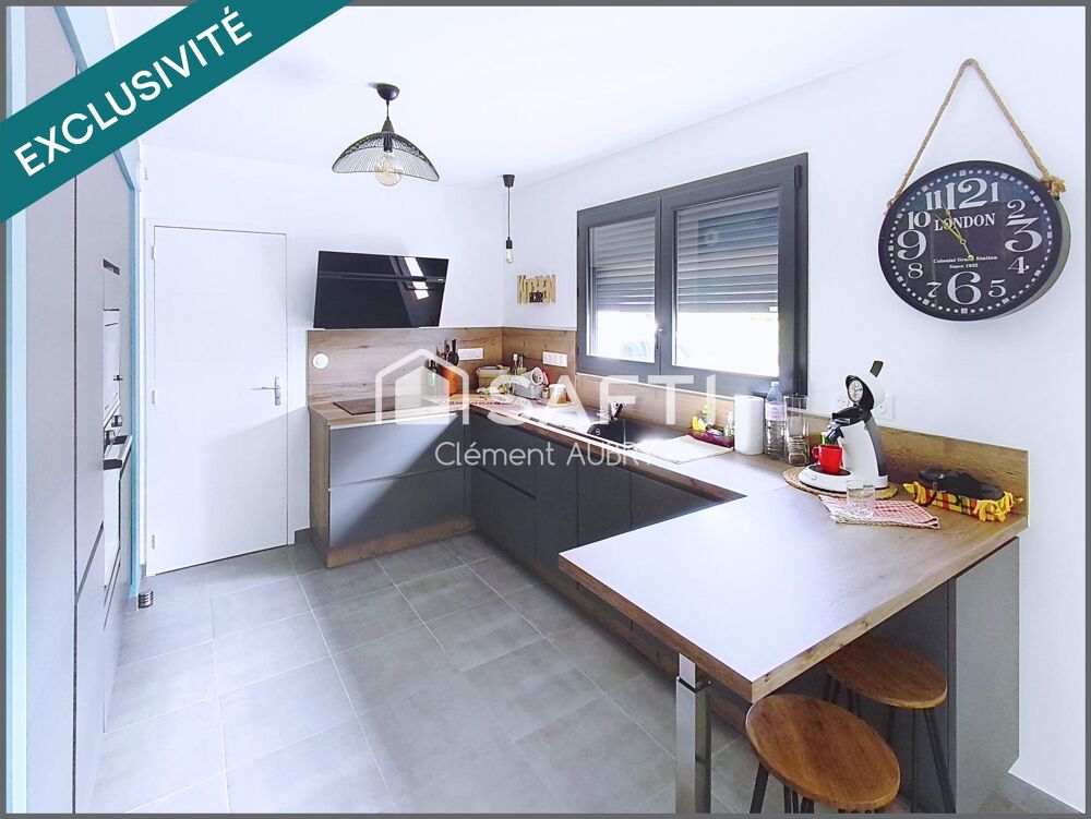 Maison récente avec 4 chambres et terrain !