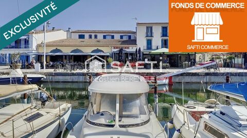 Fond de commerce LE BELEM, Bar restaurant première ligne port Marseillan ville 370000 34340 Marseillan