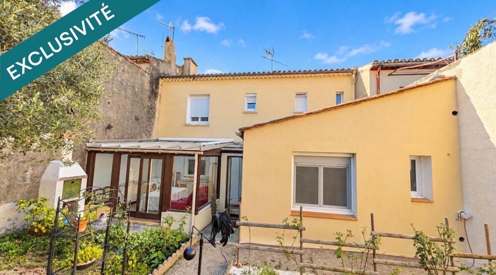 Vente Maison CASTELNAUDARY – MAISON DE VILLE AVEC GARAGE ET JARDIN SANS VIS-À-VIS Castelnaudary