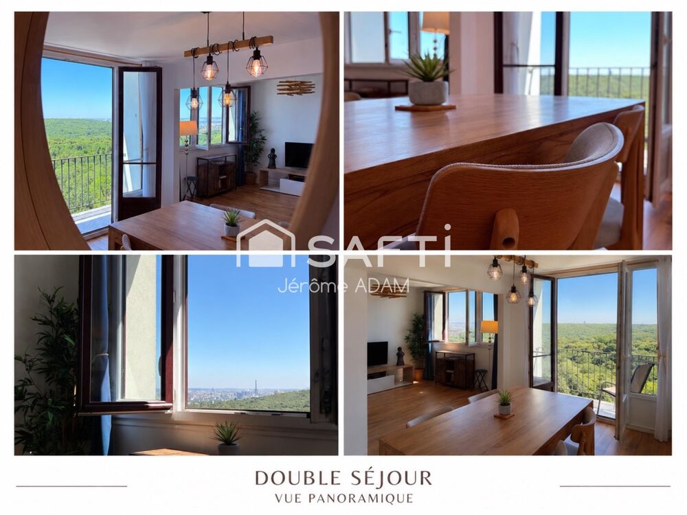 T4 lumineux au dernier étage | Vue exceptionnelle sans vis-à-vis | Double séjour (3e chambre possible)