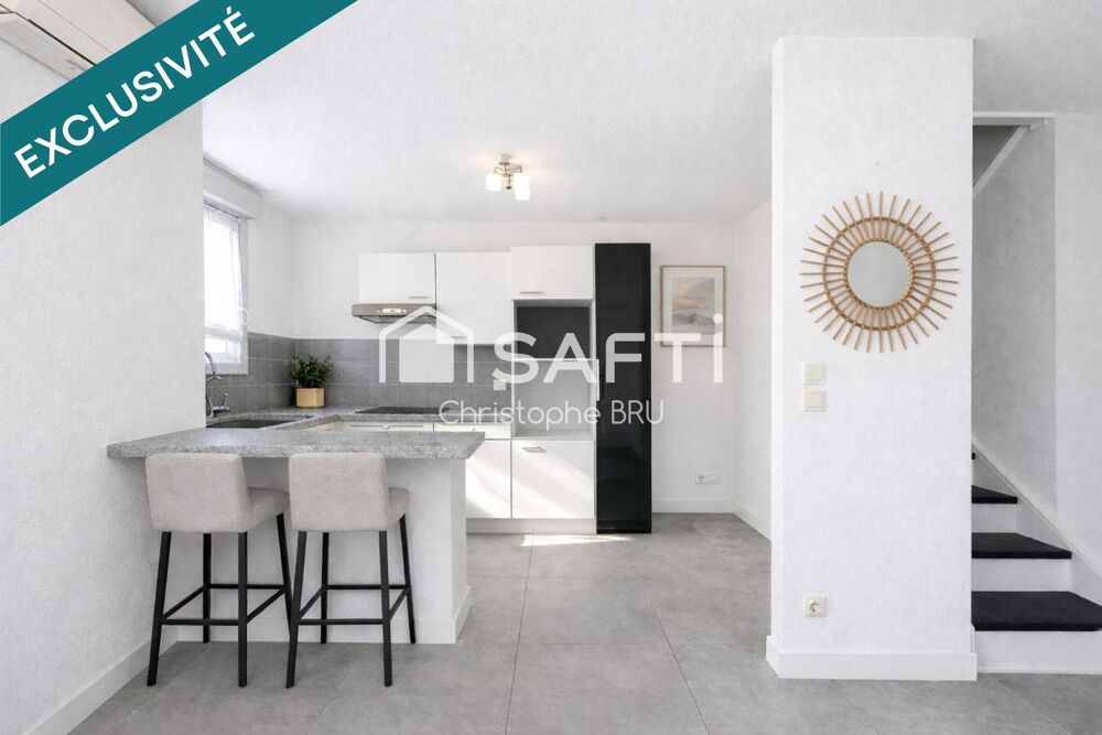Duplex esprit maison avec jardin et 2 parkings