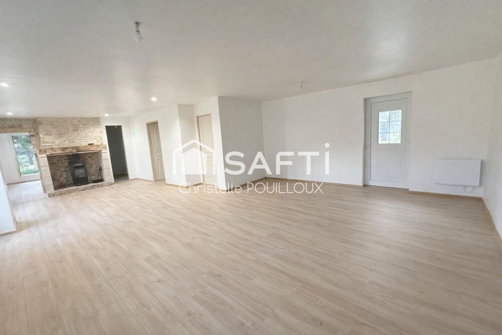 Maison rénovée, 3 chambres, 2 SDB, garage, jardin