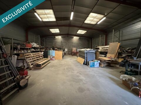   Bâtiment de stockage avec parking + bureau 