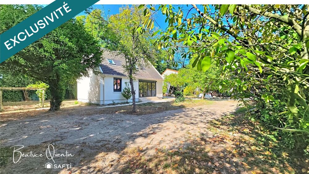 Maison rénovée, plain-pied, 900 m2, RER C à pied
