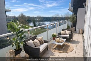 Vente Appartement BORDEAUX LAC – T4 AVEC TERRASSE ET VUE SUR LE LAC Bordeaux