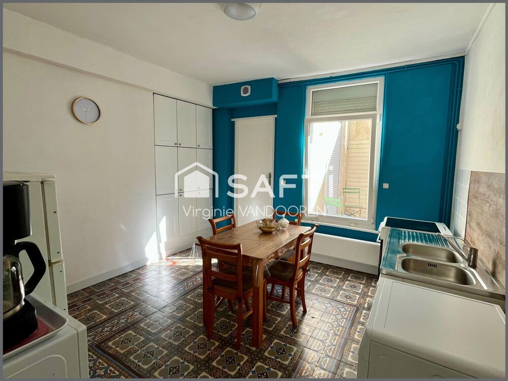 Vente Maison Maison de ville mitoyenne – 3 chambres – Cour Boulogne-sur-mer
