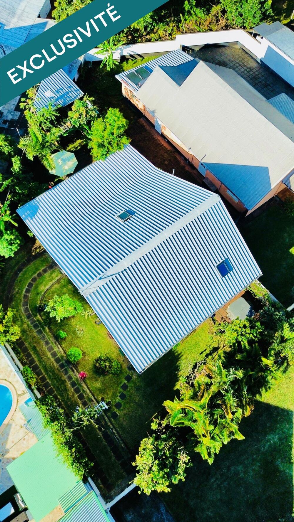 maison de type T5/6 avec jardin clotuté et espaces aménagés
