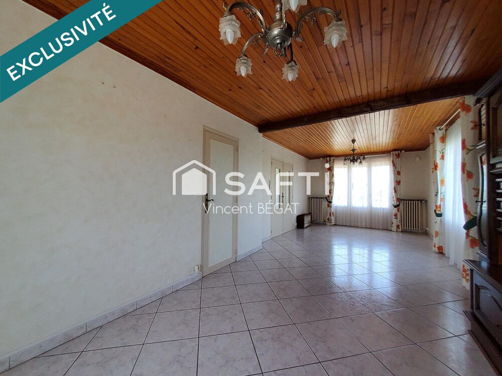 Pavillon 3 chambres, sous-sol + garage de 40m²
