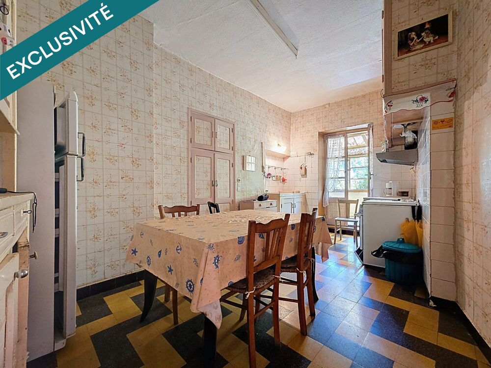 Vente Maison Maison R+1 avec grand terrain, garage, caves et accès rivière – Fort potentiel Rosis