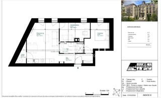  Appartement � vendre 3 pi�ces 52 m�