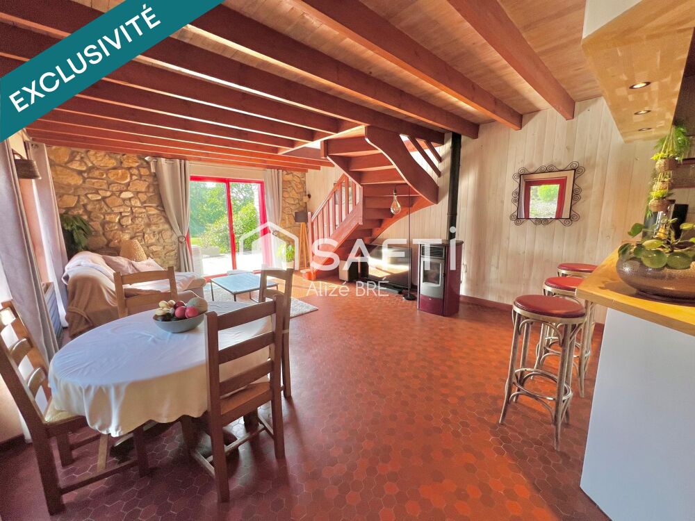 Vente Maison Longère en pierre 120m2 sur la côte bretonne Pleubian