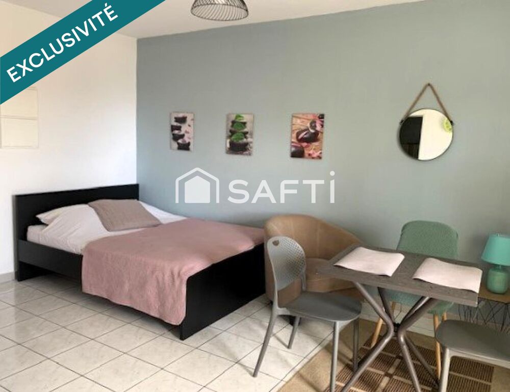 Lumineux T1 meublé de 27 m² à la Possession