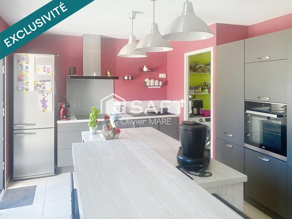 Maison 105 m², 4 chs, plain pied, terrain 788 m², Montilly sur Noireau
