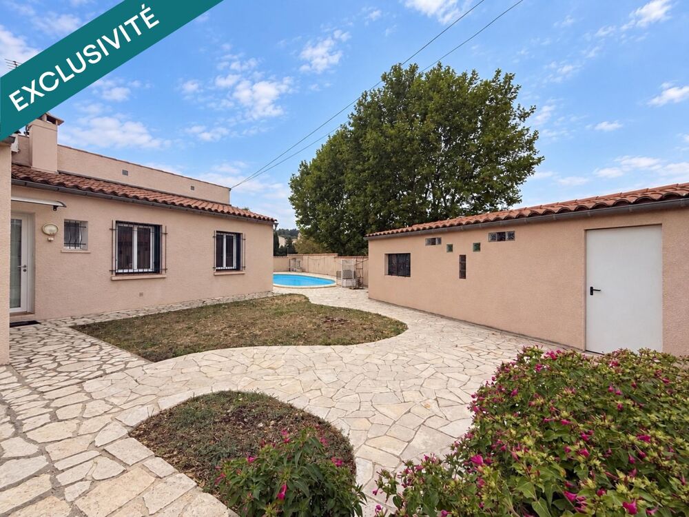 Vente Maison Prête à emménager ! Maison de plain-pied avec piscine, véranda et dépendance Villegailhenc