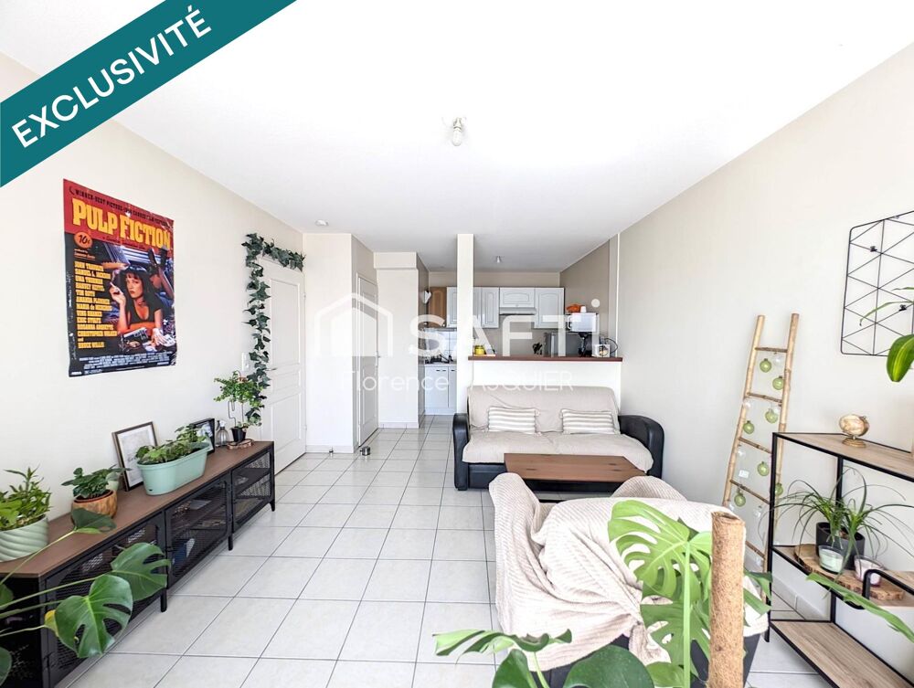T2 meublé de 40m² avec balcon et parking, Haillan centre