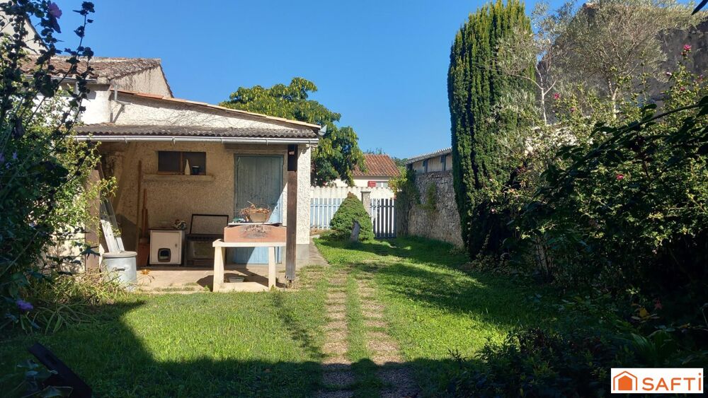 Maison en pierre 130m2, 3 chambres, jardin, garage