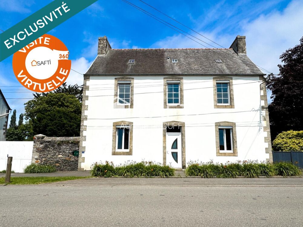 Vente Maison Maison familiale 141m2, grand jardin clos, Morlaix Plouigneau