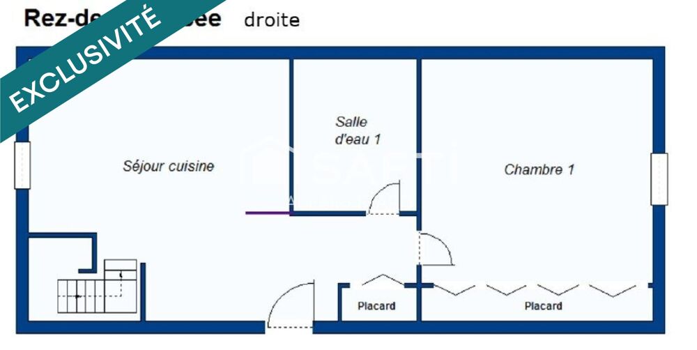 Appartement en duplex avec terrasse et vue sur le parc de la Victoire