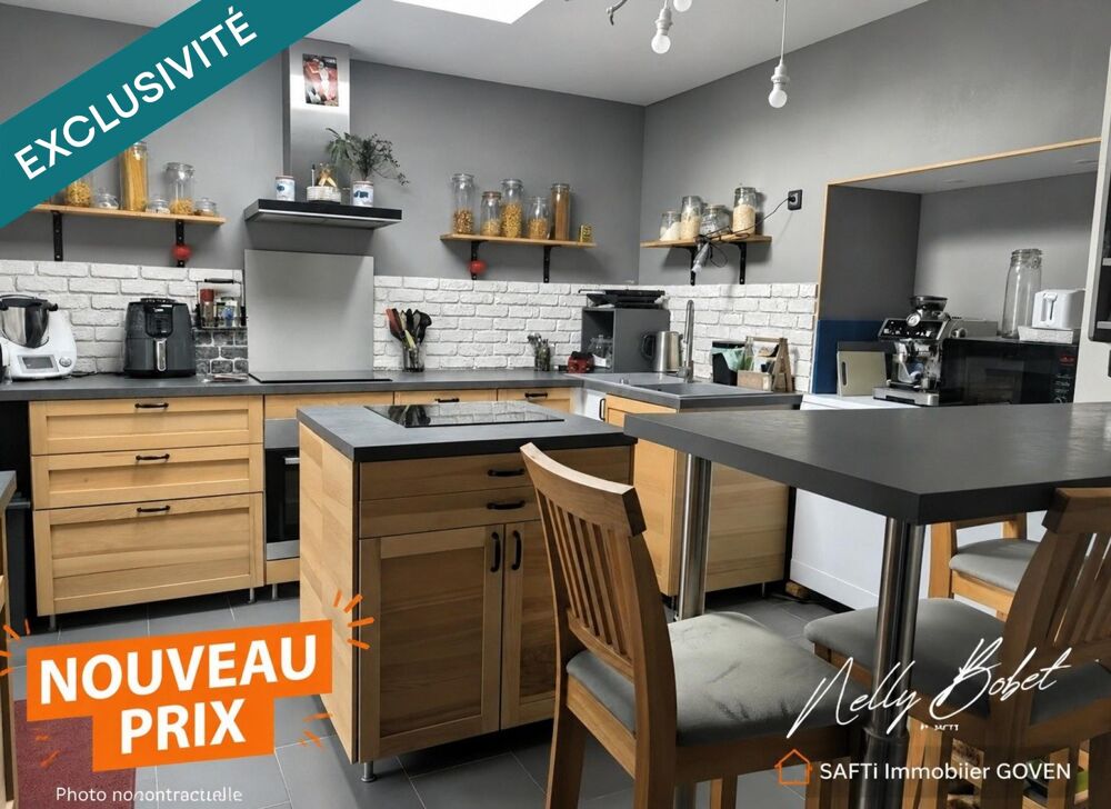 MAISON FAMILIALE - GRANDE PIECE DE VIE - 3 CHAMBRES + BUREAU