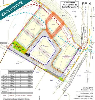  Terrain  vendre 438 m