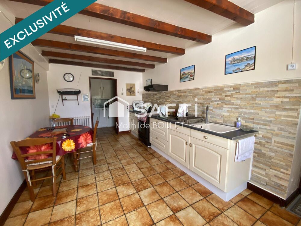 Maison de campagne avec 3 chambres, cour, garage