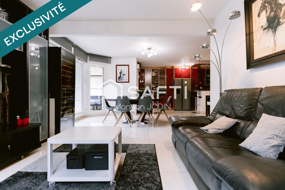 RARE!! Appartement en rez-de-jardin + garages