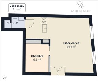  Appartement à vendre 1 pièce 33 m²