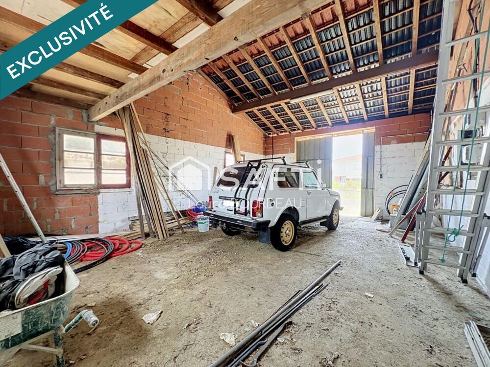 Vente Maison Beau potentiel de transformation - Bâtiment / Garage de 125 m² sur parcelle de 493m2  - BOULOC Saint-jory