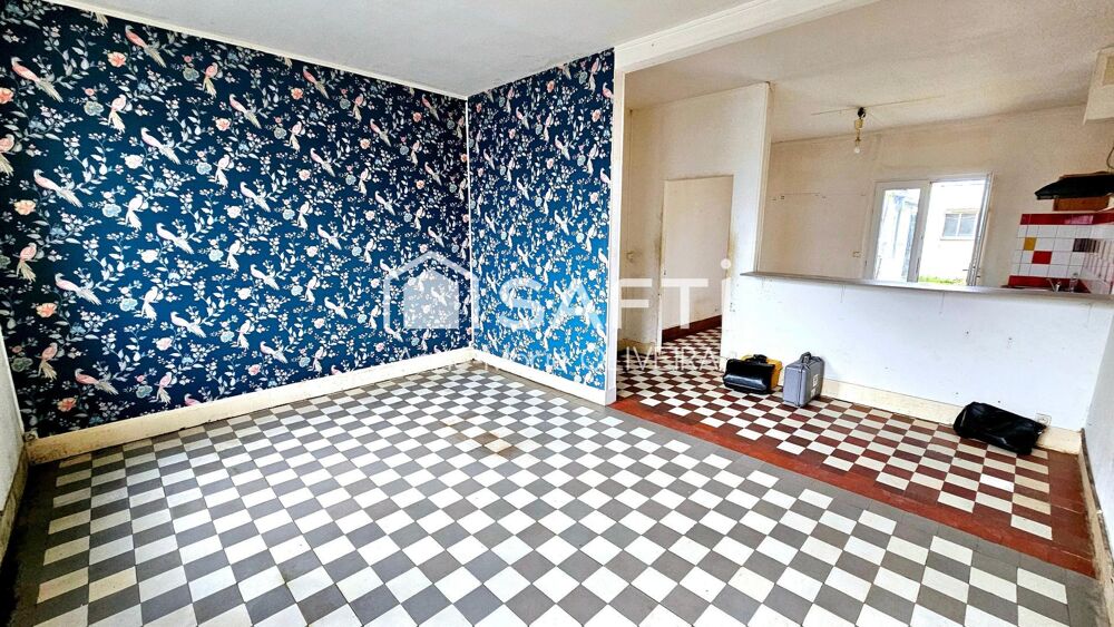 Maison de 7 pièces avec 5 chambres, cour , garage avec atelier, jardin proche commodités + projet d'embelissement réalisé par ag