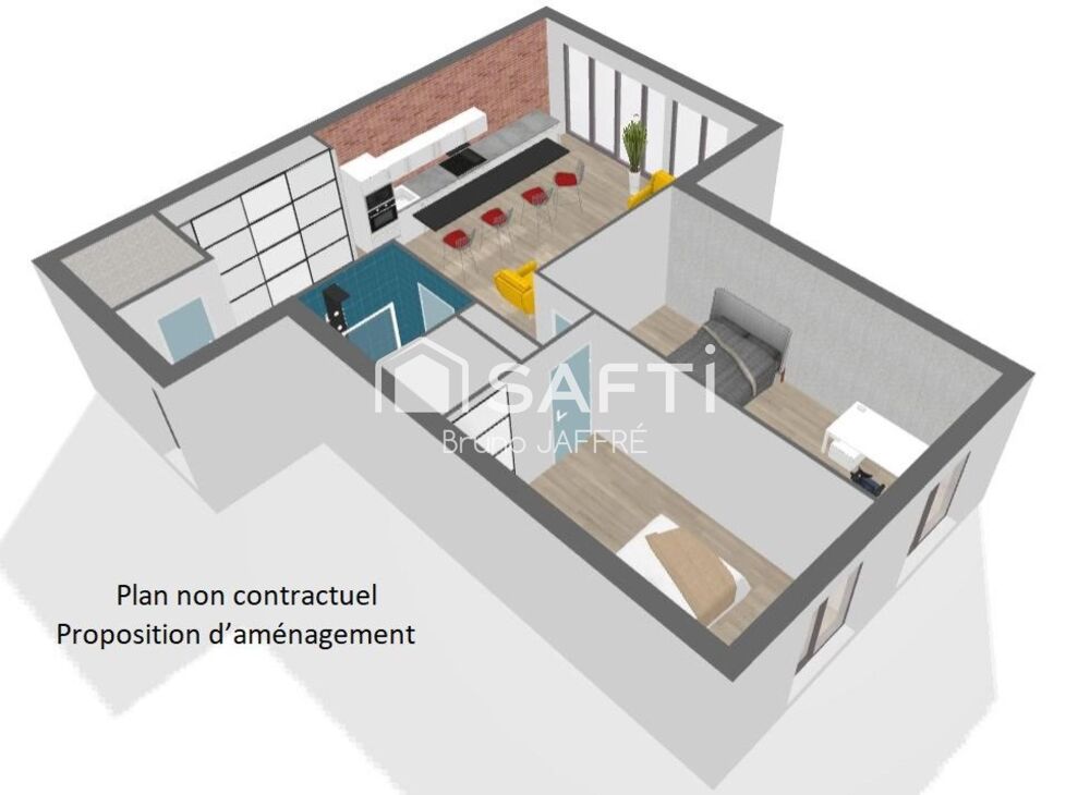 Vente Appartement Paris 15e BEAUGRENELLE, étage élevé, 3 pièces 77m2 Vue et luminosité Paris 15